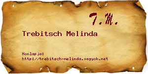 Trebitsch Melinda névjegykártya