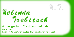melinda trebitsch business card